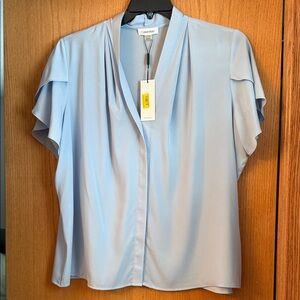 Calvin Klein Soft Blue Women's Blouse